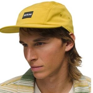 prAna NWT Foothills Flat Brim Hat in Golden Leaf